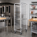 Thumbnail image #2 for Channel Standard Heavy-Duty Mobile End-Load Aluminum Bun Pan Rack, 20.5