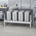 Thumbnail image #3 for Commercial Aluminum Keg Shelf, 72 Inches Wide x 34 Inches Deep, 8-10 Keg Capacity