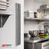 Thumbnail image #2 for Eagle Group 48-Inch NSF Stainless Steel Wall-Mounted Standard Upright for Cantilever Shelving