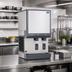 Thumbnail image #2 for Follett Symphony Plus 50CI414W-S Countertop 50 lb. Chewblet Ice and Water Dispenser