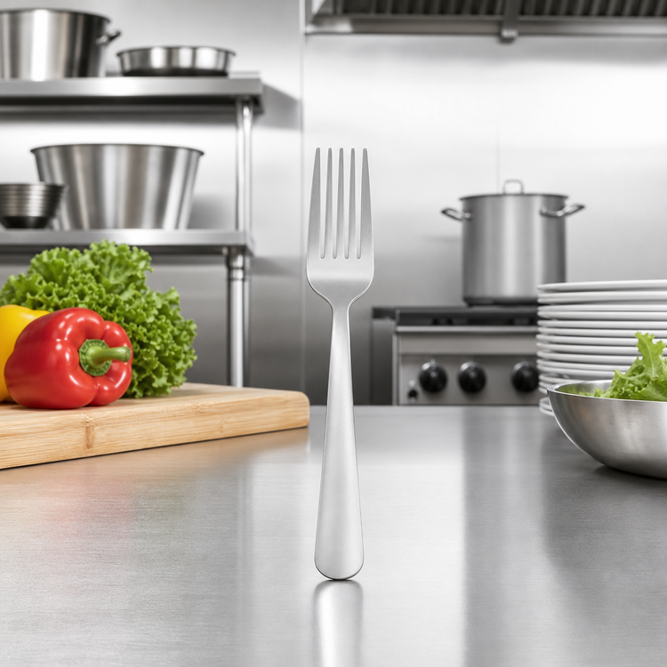 Product image #2 for Windsor #54 Medium Weight Salad Fork, 18/0 Stainless Steel, Vibro Finish