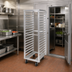 Thumbnail image #2 for Metro Roll-In Pass-Thru Refrigerator Pan Rack, 18-Full-Size Pan Capacity