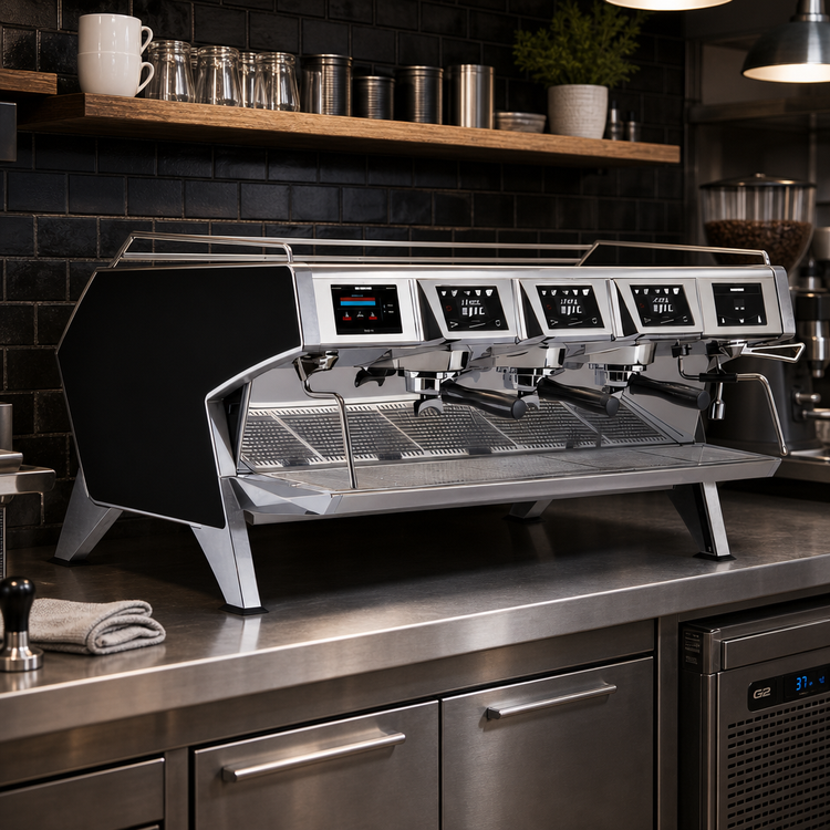 Product image #2 for UNIC Stella Epic 3-Group Automatic Multi-Boiler Espresso Machine, Black
