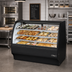 Thumbnail image #2 for True Manufacturing Dry Non-Refrigerated Pastry Display Case, 59-1/4 Inches Wide, Curved Glass Front
