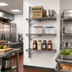 Thumbnail image #2 for Eagle Group Valu-Gard Adjustable Post Wire Wall Mount Prepackaged End Unit for 18-Inch Deep Shelves