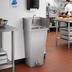 Thumbnail image #2 for John Boos Pro-Bowl Floor Mount Hand Wash Sink with Tapered Pedestal, 14 x 10-Inch Bowl