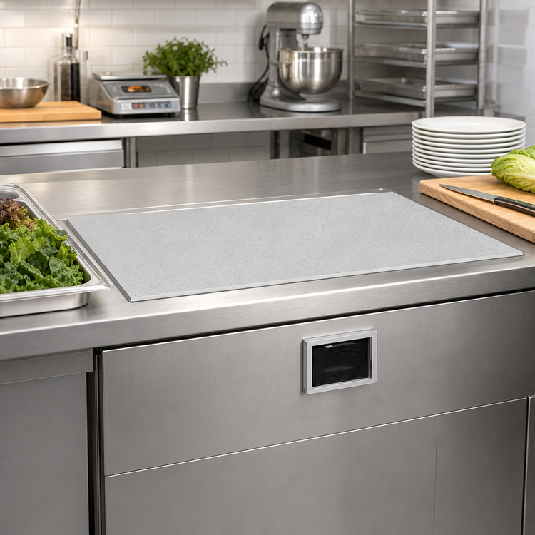 Product image #2 for Simulated Stone Built-In Cold Shelf, 24 x 18 Inches, Flush Mount, Remote Refrigeration