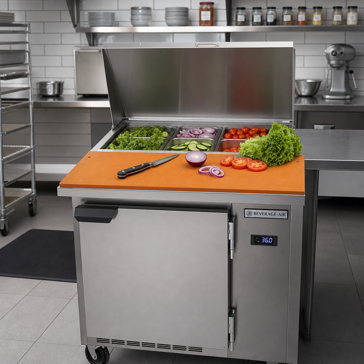 Product image #2 for Beverage-Air 15-Inch Composite Cutting Board for SPE48C Prep Table