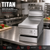 Thumbnail image #2 for Titan Heavy Duty 24-Inch Modular Spreader Plate with 6-Inch Solid Plate Shelf