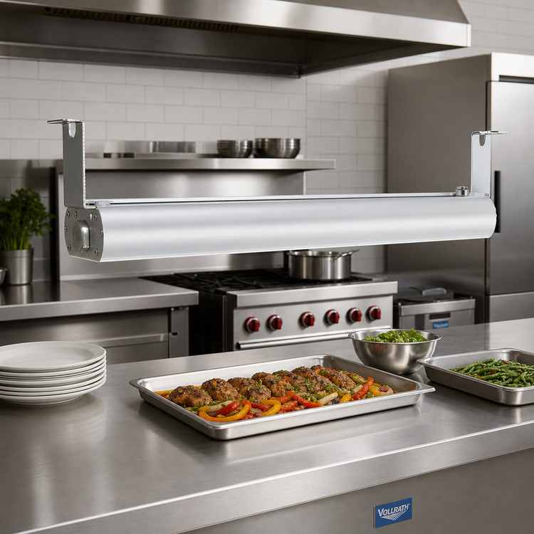 Product image #2 for Vollrath 54-Inch Low Profile Single Strip Heat Lamp, Unlighted, Aluminum Housing, 208V