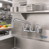 Thumbnail image #2 for T&S Brass Big-Flo Wall Mount Mixing Faucet with 14-Inch Swing Nozzle and 8-Inch Adjustable Centers