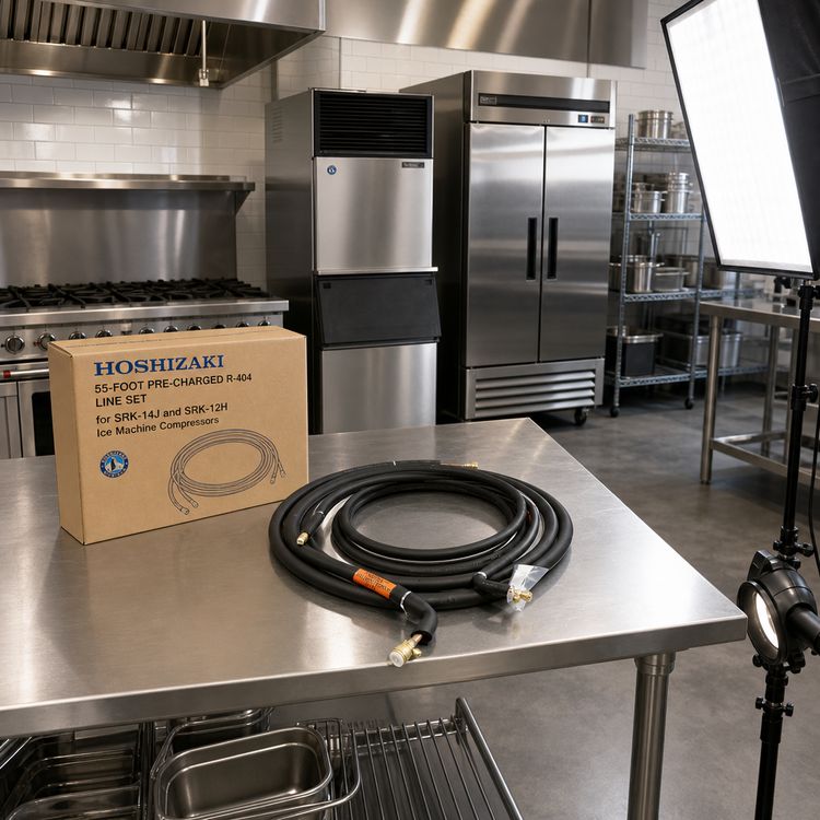 Product image #2 for Hoshizaki 55-Foot Pre-Charged R-404 Line Set for SRK-14J and SRK-12H Ice Machine Compressors