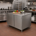 Thumbnail image #2 for BK Resources Stainless Steel Chef Table Cabinet Base with Hinged Doors, 36 x 24 x 34-3/4 Inches