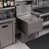 Thumbnail image #3 for BK Resources 24-Inch Wide Underbar Insulated Ice Bin with Sliding Cover, 80 lb Capacity