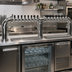 Thumbnail image #2 for Glastender Pipe Bridge Draft Dispensing Tower, Countertop, 16 Faucets, Three-Column, Glycol-Cooled, Mirror Finish