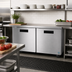 Thumbnail image #2 for Hoshizaki Steelheart UR60B 60-Inch Two-Section Undercounter Reach-In Refrigerator