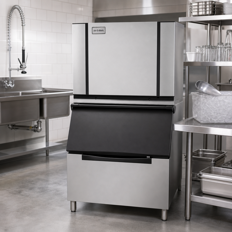Product image #3 for Ice-O-Matic Elevation Series Half-Size Cube Modular Ice Maker, Water-Cooled, 30-Inch Wide
