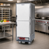 Thumbnail image #2 for Metro C5 3 Series Full-Height Mobile Low-Watt Heated Holding Cabinet with Gray Insulation Armour and Dutch Solid Doors
