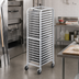 Thumbnail image #2 for Winco Mobile Aluminum Pizza Pan Rack, 26-Tier, 23 x 21 x 62-7/8 Inches