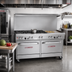 Thumbnail image #2 for Southbend Ultimate 60-Inch Gas Restaurant Range with 4 Pyromax Burners, 24-Inch Griddle, Standard Oven and Cabinet Base