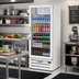 Thumbnail image #2 for Beverage-Air MarketMax 1-Section White Glass Door Merchandiser Refrigerator, 12.06 Cu. Ft., Bottom-Mount