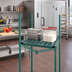 Thumbnail image #2 for QuadPlus 24 Inch x 24 Inch Louvered Green Polymer Shelf Mat with Quad-Adjust Frame