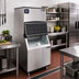 Thumbnail image #2 for Maxx Ice Intelligent Series 30 Inch Air-Cooled Full Dice Modular Ice Machine with 580 lb Storage Bin