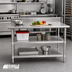 Thumbnail image #2 for Eagle Group Adjustable Galvanized Work Table Undershelf, 60