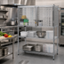 Thumbnail image #2 for EAGLEbrite Zinc Security Enclosure Kit with Hinged Doors for 18-Inch Shelving, 48W x 18D