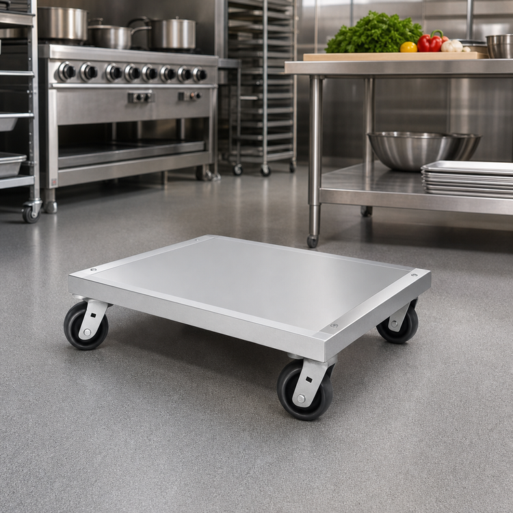 Product image #2 for Channel Manufacturing AD2433 Solid Top Aluminum Mobile Dunnage Dolly, 33 x 24 x 8 Inches