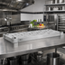 Thumbnail image #3 for Quik-Set 54 x 24 Inch Louvered Solid Shelf, 16 Gauge Galvanized Steel, Gray Epoxy Finish