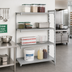 Thumbnail image #3 for Cambro Camshelving Premium 4-Shelf Vented Polymer Add-On Shelving Unit, 18 x 48 x 72 Inches, Speckled Gray