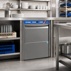 Thumbnail image #2 for Insinger Quick Ship CADET High-Temperature Undercounter Dishwasher, Stainless Steel, 20 x 20 in Racks, 30 Racks/Hour