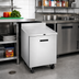Thumbnail image #2 for Randell 27-Inch One-Section Undercounter Reach-In Freezer, 5.7 Cu. Ft., Left-Hinged Solid Door, Self-Contained R290