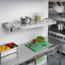 Thumbnail image #3 for Eagle Group Quik-Set 48-Inch x 18-Inch Solid Louvered Stainless Steel Shelf