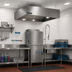 Thumbnail image #3 for SimpleSpec Type II Dishwasher Canopy Hood with Exhaust Collar, Ceiling Mount, 42