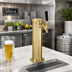 Thumbnail image #2 for Perlick Century 3-Inch O.D. Glycol-Cooled Countertop Draft Arm Beer Tower, 1 Faucet, Tarnish-Free Brass