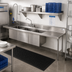 Thumbnail image #2 for Advance Tabco 107-Inch Straight 3-Compartment Sink Dishtable with Right-Hand Drainboard and 18