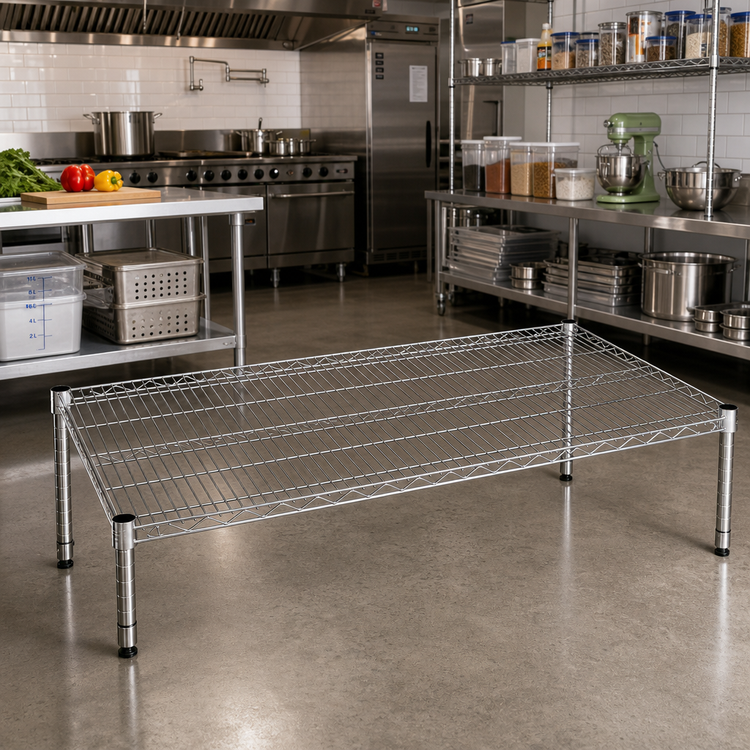 Product image #2 for Metro Super Erecta 48 x 24 Inch 304 Stainless Steel Wire Shelf
