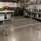 Thumbnail image #2 for Metro Super Erecta 2448NS 304 Stainless Steel Wire Shelf, 48 x 24 Inches, 800 lb. Capacity