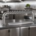 Thumbnail image #2 for Glastender Pipe Pass-Thru Countertop Air-Cooled Draft Dispensing Tower with 14 Stainless Steel Faucets