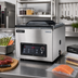 Thumbnail image #2 for PrimaVac HVC406-CE Single-Chamber Countertop In-Chamber Vacuum Sealer with 16-Inch Seal Bar and Gas Flush