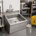 Thumbnail image #2 for Advance Tabco Floor-Mounted Stainless Steel Mop Sink with 24