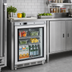 Thumbnail image #2 for Kelvinator Commercial 24-Inch ADA Height 1-Section Undercounter Refrigerator with Right-Hinged Glass Door, 4.4 Cu. Ft.