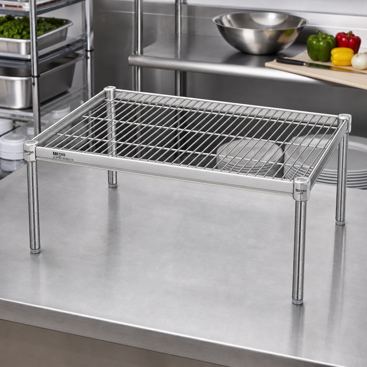 Product image #2 for Metro Super Erecta Brite Open-Wire Dunnage Rack Platform, 36 x 21 x 14-1/2 Inches