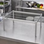 Thumbnail image #2 for Metro Super Erecta P2136BR Zinc Open-Wire Dunnage Rack Platform, 36 x 21 x 14-1/2 Inches