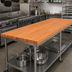 Thumbnail image #2 for Boos Block American Cherry Edge Grain Kitchen Countertop, 84 x 25 x 1-1/2 Inch, Penetrating Oil Finish