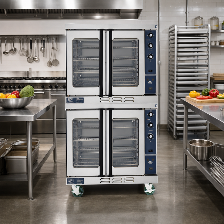 Product image #2 for Duke 613Q-E2XX Double-Deck Electric Full-Size Convection Oven