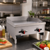 Thumbnail image #2 for BakeMax Heavy Duty 24-Inch Natural Gas Countertop Griddle with 2 Manual Burners