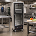 Thumbnail image #2 for hotLOGIX HL3-8 1/2-Height Insulated Heated Holding Cabinet, 16 Half-Size or 8 Full-Size Pan Capacity